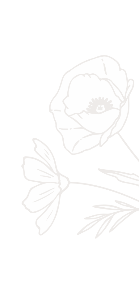 Decorative Sketched Flowers